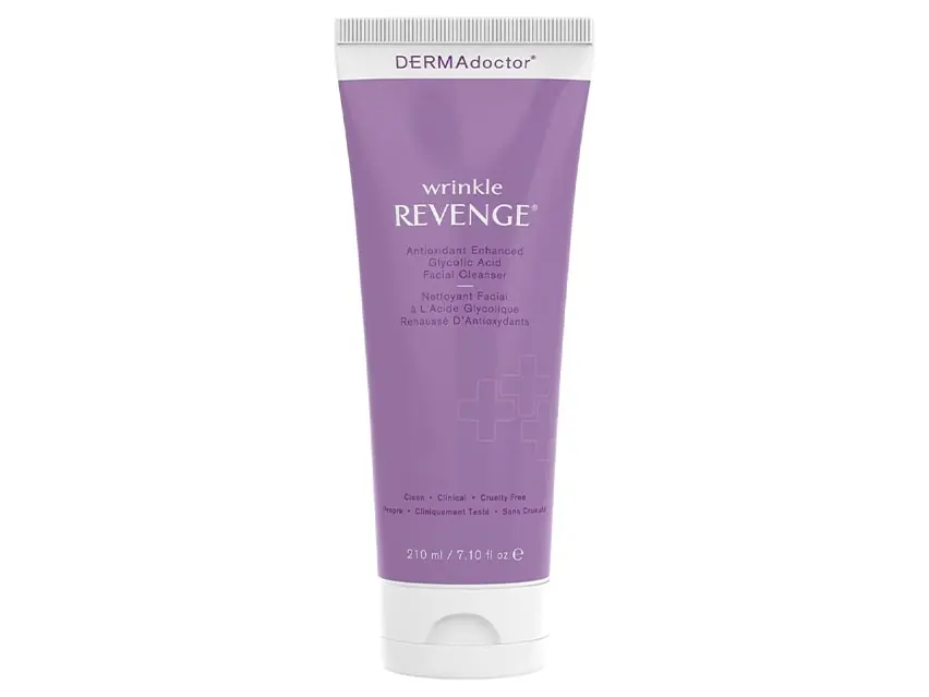 DERMAdoctor Wrinkle Revenge Antioxidant Enhanced Glycolic Acid Facial Cleanser 7.1 fl oz