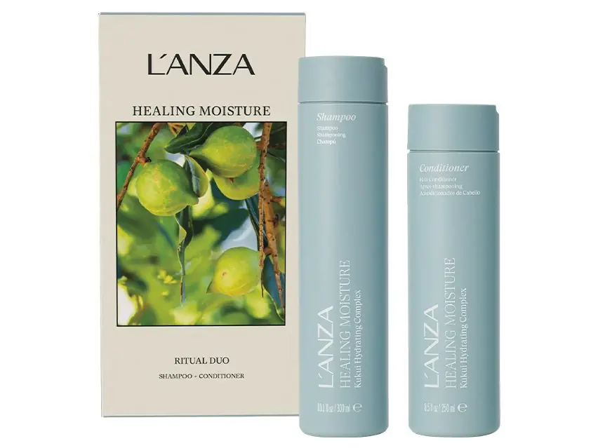 L'ANZA Healing Moisture Shampoo & Conditioner Duo - Limited Edition 2-Piece Set