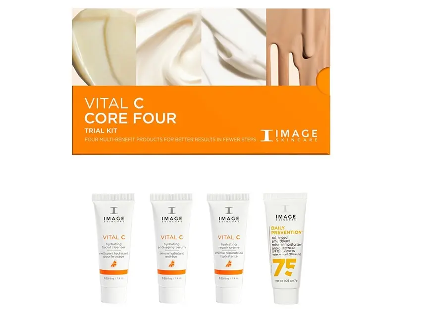 IMAGE Skincare Vital C Core Four Trial Kit 4-Piece Set