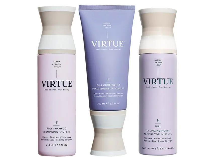 VIRTUE Full Shampoo, Full Conditioner & Volumizing Mousse Trio - VIRTUE®