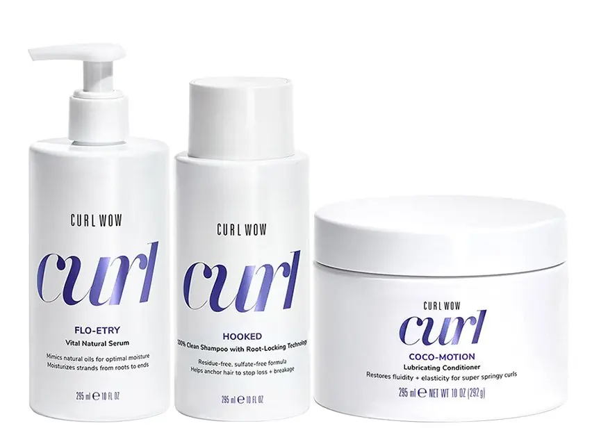 Color Wow Curl Wow Shampoo, Conditioner & Serum Trio