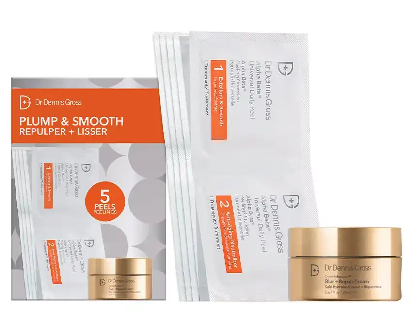 Dr. Dennis Gross Plump & Smooth Alpha Beta Peel + DermInfusions Set - Limited Edition