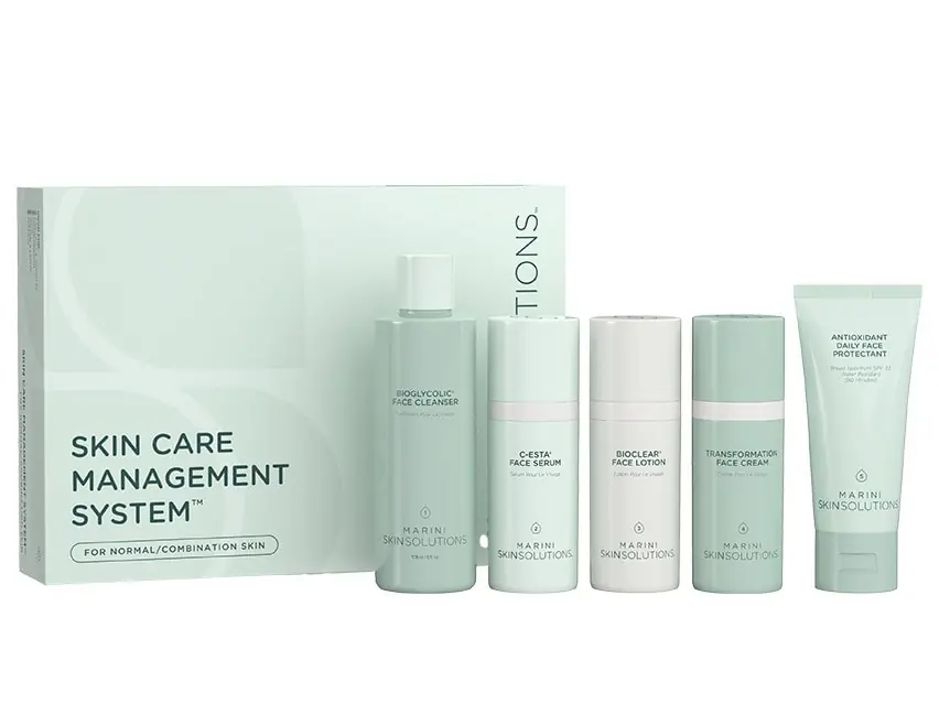 Marini SkinSolutions Skin Care Management System - Normal/Combination Skin with SPF 33 (formerly known as Jan Marini Skin Research Skin Care Management System - Normal/Combination Skin) 5-Piece Set