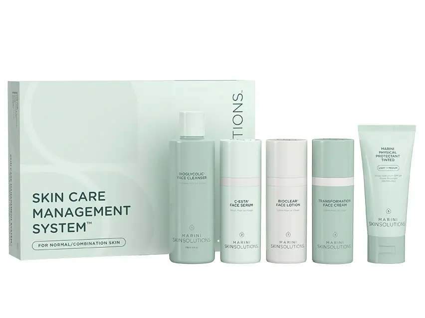 Marini SkinSolutions Skin Care Management System - Normal/Combination Skin with SPF 45 5-Piece Set