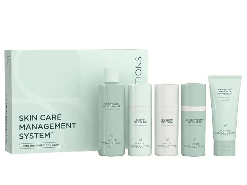 Marini SkinSolutions Skin Care Management System - Dry/Very Dry Skin with SPF 33 (formerly known as Jan Marini Skin Research Skin Care Management System - Dry/Very Dry Skin) 5-Piece Set