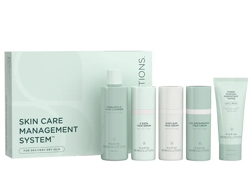 Marini SkinSolutions Skin Care Management System - Dry/Very Dry Skin with SPF 45 5-Piece Set