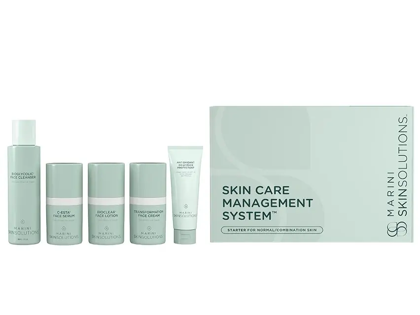 Marini SkinSolutions Starter Skin Care Management System - Normal/Combination Skin (formerly known as Jan Marini Skin Research Starter Skin Care Management System - Normal/Combination Skin) 5-Piece Set