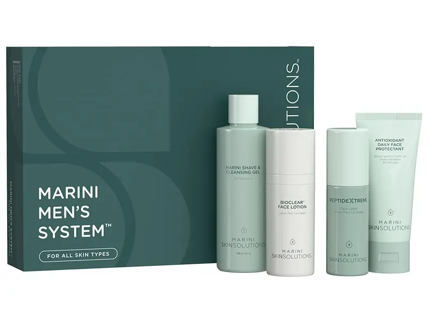 Marini SkinSolutions Marini Men's System (formerly known as Jan Marini Skin Research Marini Men's System) 4-Piece Set