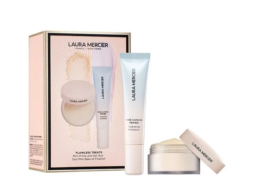 Laura Mercier Flawless Treats Mini Prime & Set Duo - Limited Edition 2-Piece Set