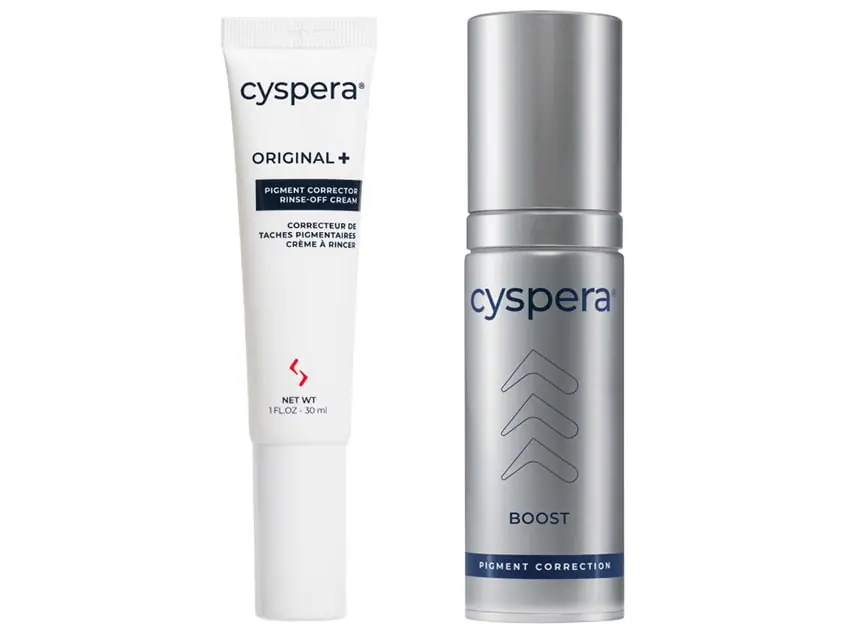 Cyspera Original + Pigment Corrector & Boost Radiance Brightening Duo for Sensitive Skin 2-Piece Set