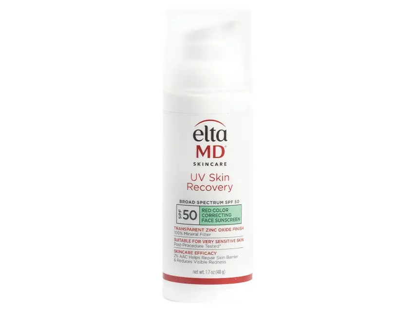 EltaMD UV Skin Recovery Broad Spectrum SPF 50 - Green Tint for Redness 1.7 fl oz