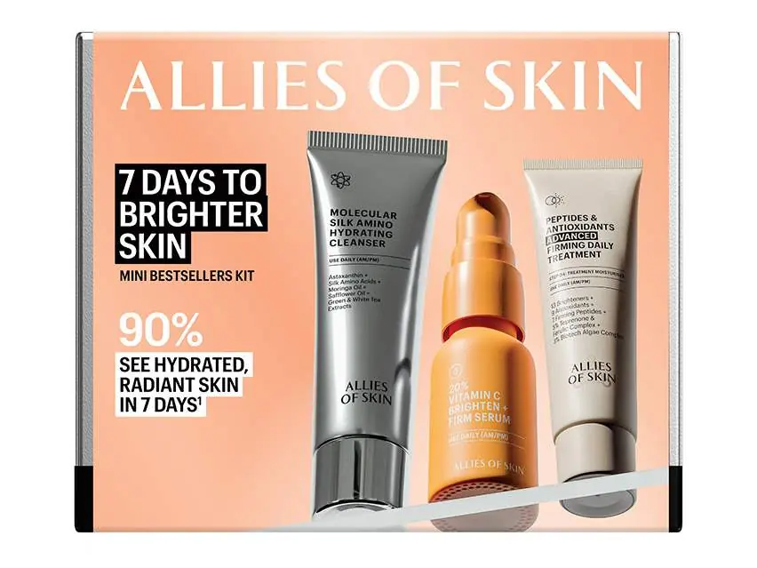 Allies of Skin 7 Days to Brighter Skin Kit 3-Piece Set