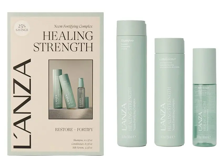 L'ANZA Healing Strength Restore & Fortify Set - Limited Edition 3 piece kit