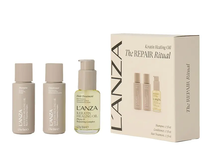 L'ANZA Keratin Healing The Repair Ritual Trio - Limited Edition 3-Piece Set