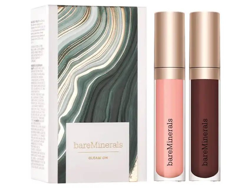 bareMinerals Gleam On Lip Mineralist Gloss-Balm Duo - Limited Edition 2-Piece Set