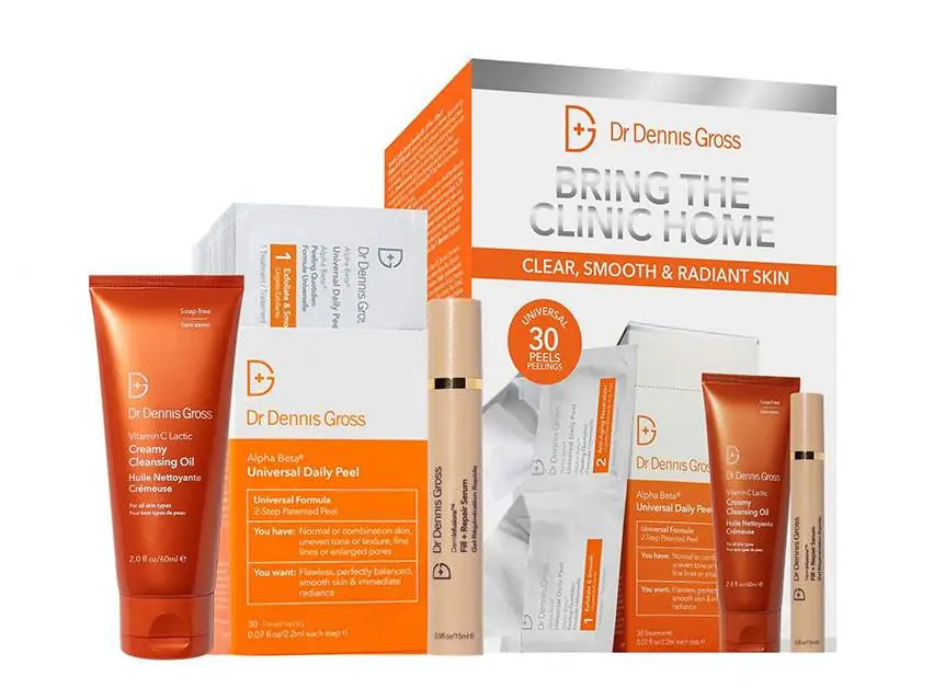 Dr. Dennis Gross Skincare Bring the Clinic Home Kit - Universal Peel - Limited Edition 3-Piece Set