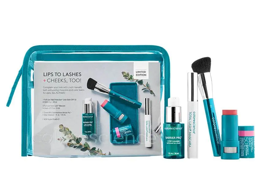 Colorescience Total Protection Lips to Total Lashes Kit - Limited Edition 5-Piece Set