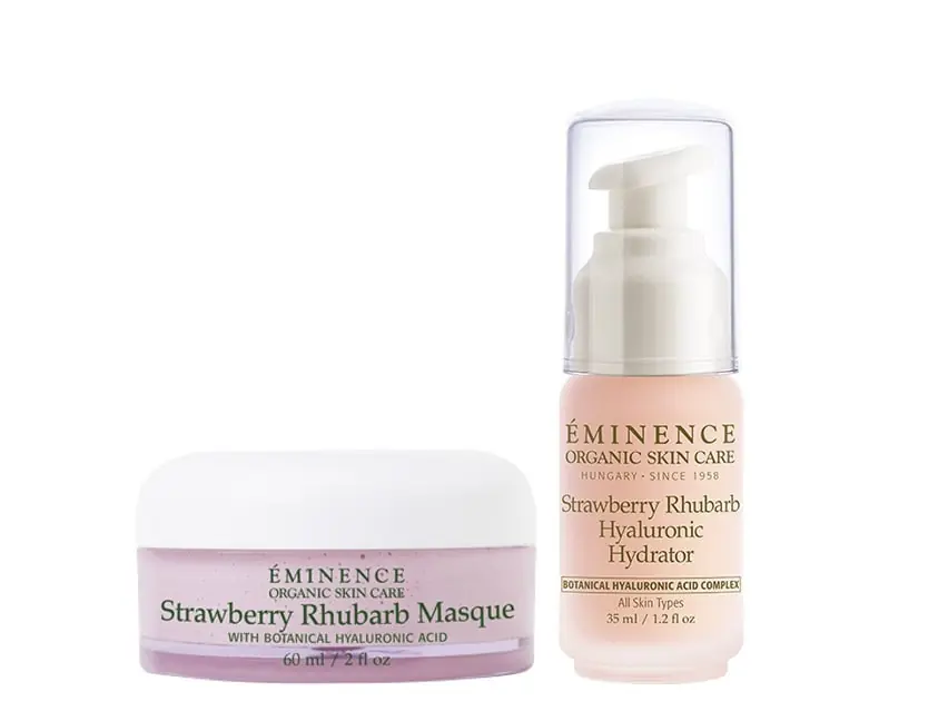 Eminence Organics Strawberry Rhubarb Hydrator & Masque Duo