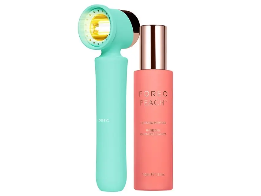 FOREO Peach 2 IPL Hair Removal Device & PEACH Cooling Prep Gel Set - Limited Edition 2-Piece Set