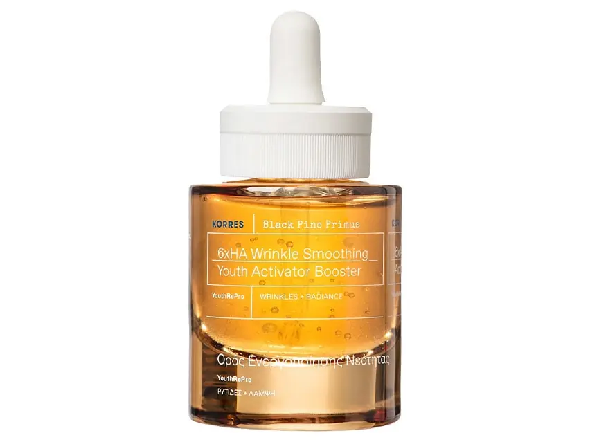 KORRES Black Pine Primus 6xHA Wrinkle Smoothing Youth Activator Booster 1.01 fl oz