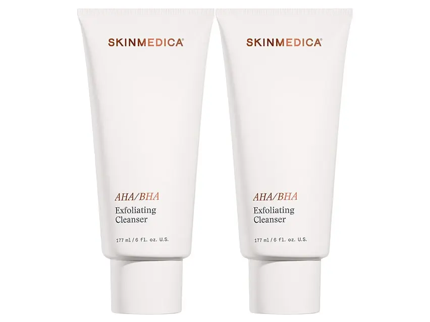 SkinMedica AHA/BHA Exfoliating Cleanser Duo