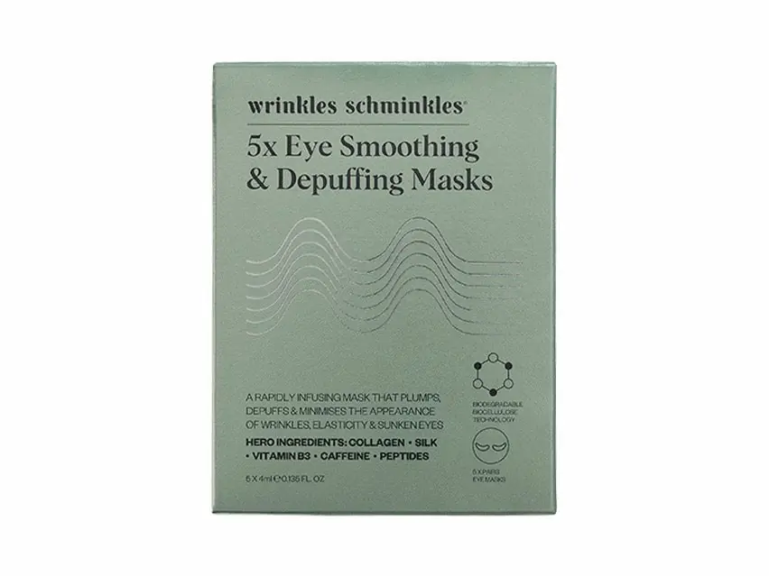 Wrinkles Schminkles Eye Smoothing & Depuffing Sheet Mask 5 Pairs