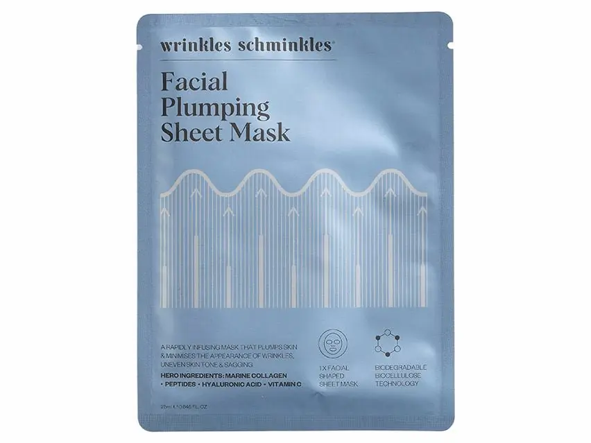 Wrinkles Schminkles Facial Plumping Sheet Mask 1 Mask
