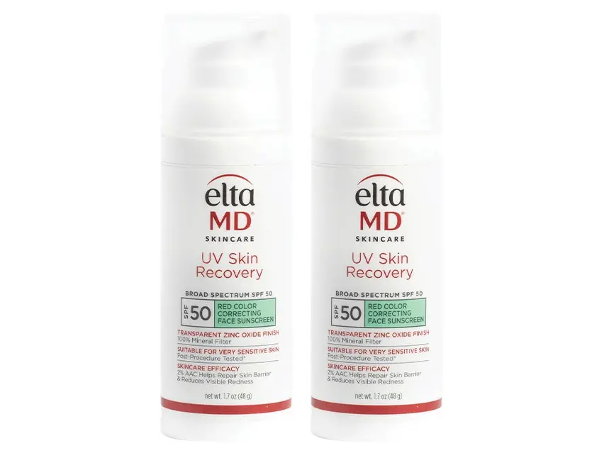 EltaMD UV Skin Recovery Broad Spectrum SPF 50 Green Tint for Redness Duo - EltaMD Skin Care