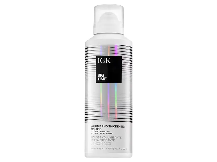 IGK Big Time Volume & Thickening Mousse 6.2 oz