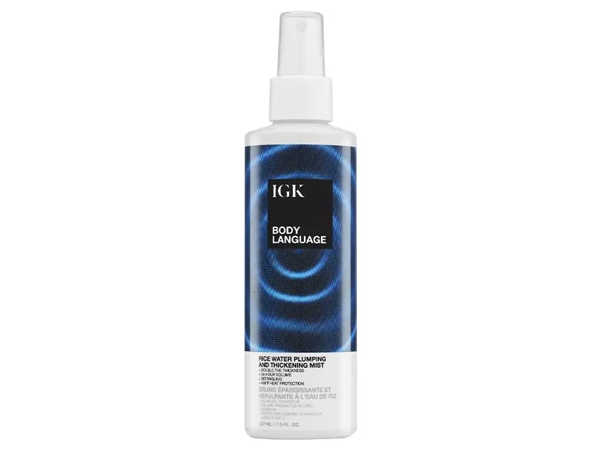 IGK Body Language Rice Water Plumping and Thickening Mist 7.0 fl oz