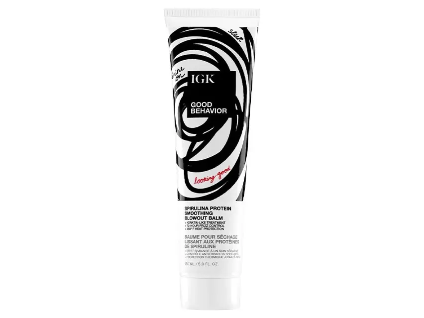 IGK Good Behavior Spirulina Protein Smoothing Blowout Balm 5.0 fl oz