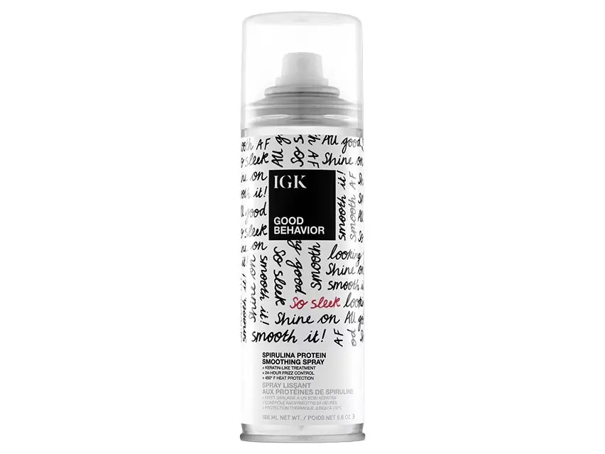 IGK Good Behavior Spirulina Protein Smoothing Spray