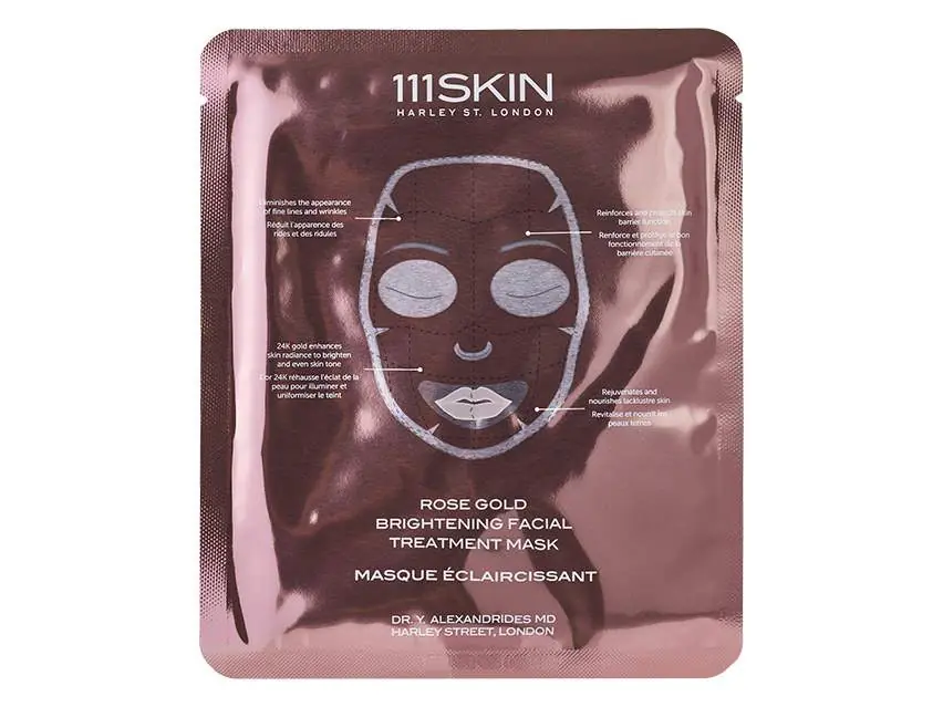 111SKIN Rose Gold Brightening Facial Treatment Mask 5 Masks