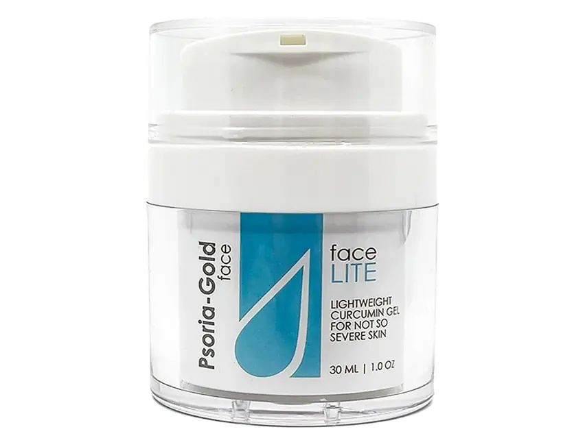 Psoria-Gold FACE Lite Curcumin Gel 1.0 fl oz