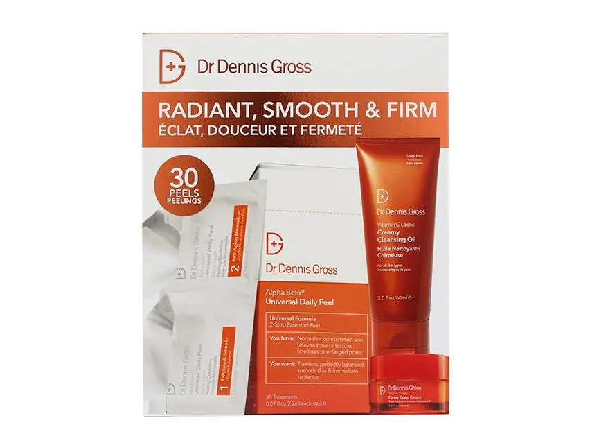 Dr. Dennis Gross Skincare Radiant, Smooth & Firm Universal Daily Peel Kit - Limited Edition 3-Piece Set