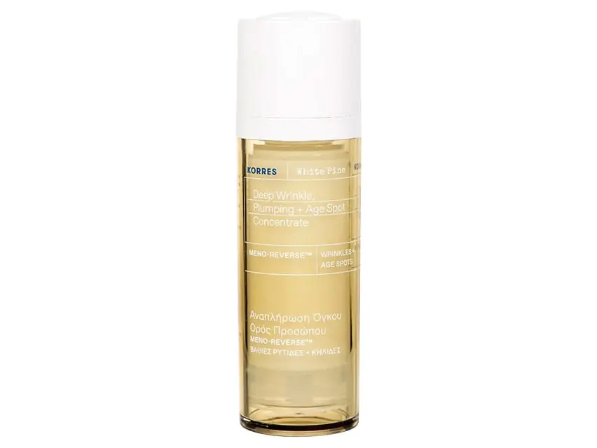KORRES White Pine Meno-Reverse Deep Wrinkle, Plumping + Age Spot Concentrate 1.01 fl oz