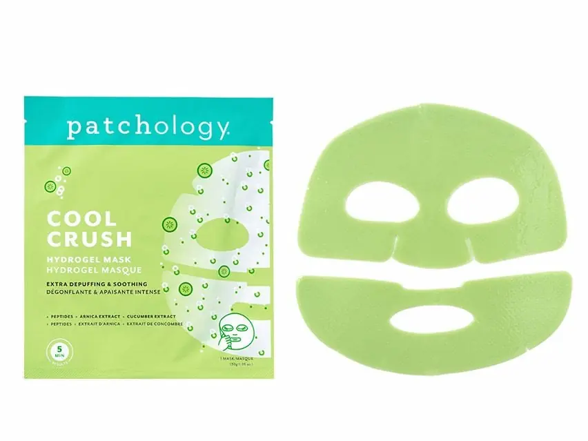 patchology Cool Crush Extra Depuffing Hydrogel Face Mask 1 Mask