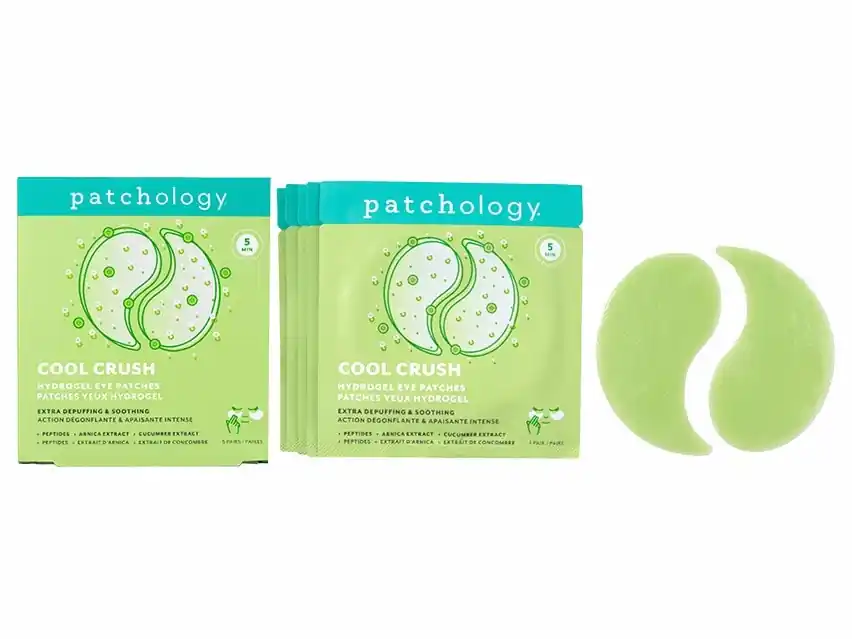 patchology Cool Crush Extra Depuffing Hydrogel Eye Patches 5 Pairs