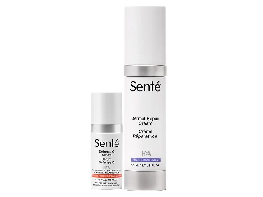 Senté Dermal Repair Cream & Defense C Serum with HSA Duo - $219 Value!