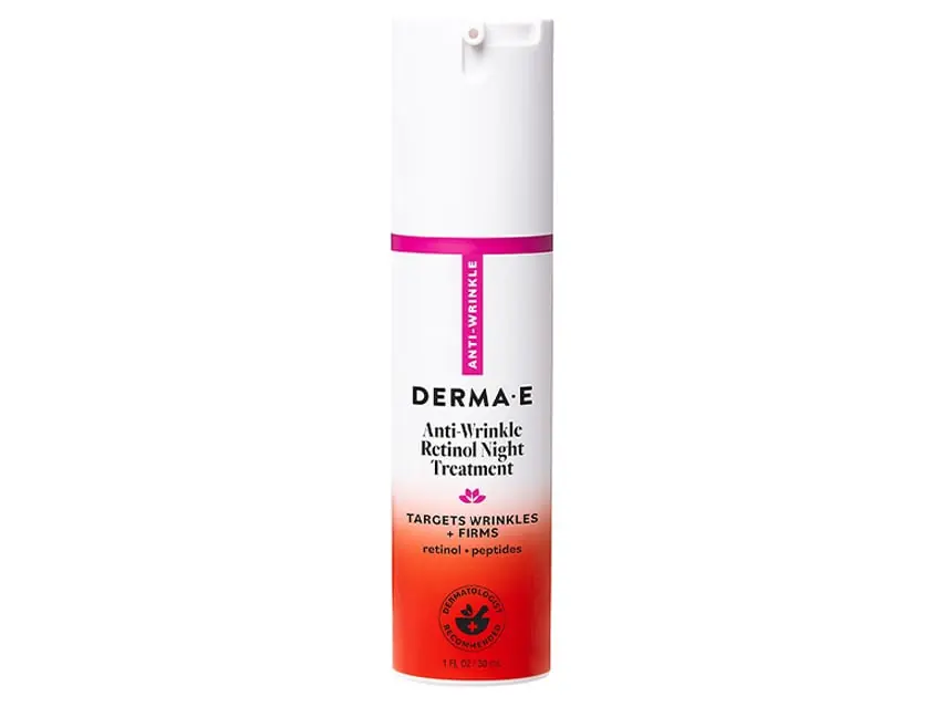 derma e Anti-Wrinkle Retinol Night Treatment 1 fl oz