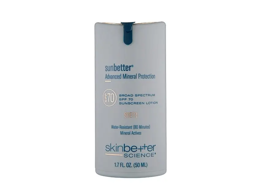 skinbetter science sunbetter SHEER SPF 70 Sunscreen Lotion 1.7 fl oz