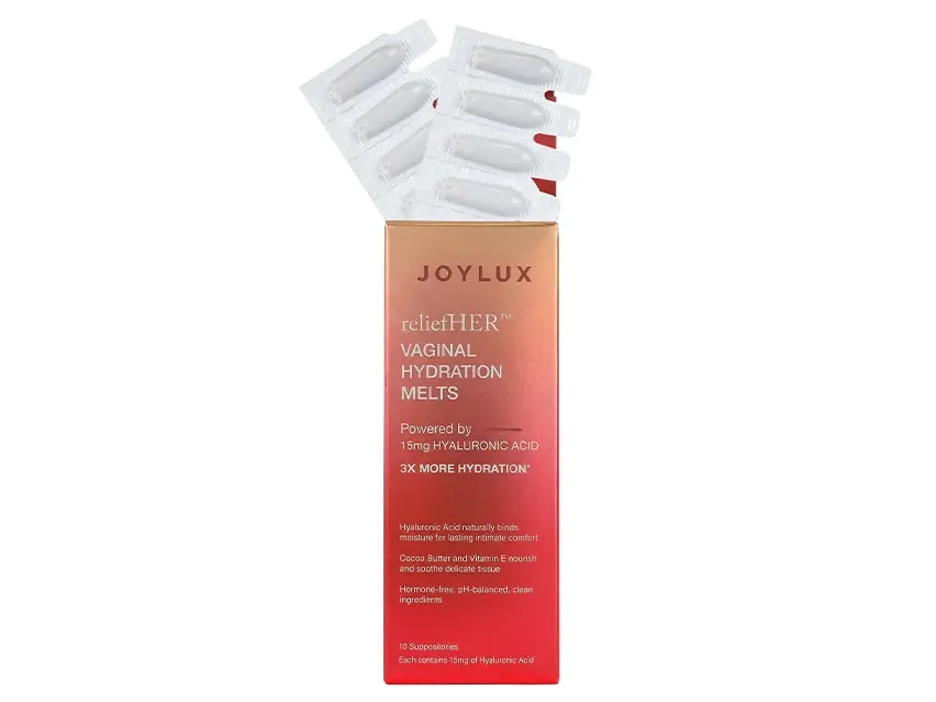 Joylux reliefHER Vaginal Hydration Melts 10 suppositories