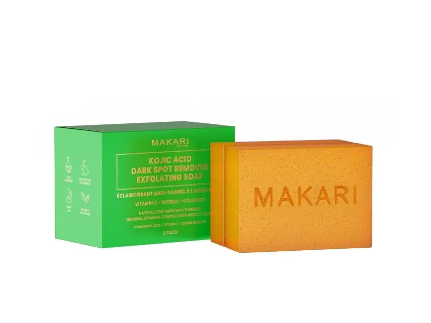 Makari Kojic Acid Dark Spot Remover Exfoliating Soap 2 pack