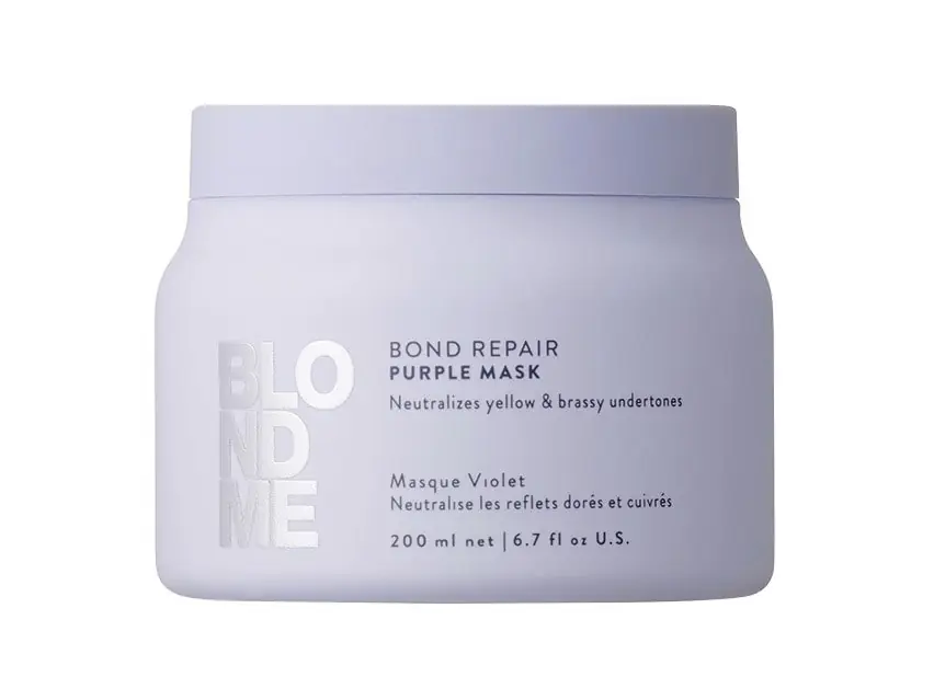 Schwarzkopf BlondMe Bond Repair Purple Mask