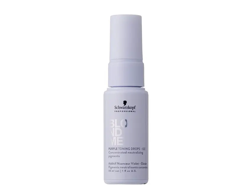 Schwarzkopf BlondMe Purple Toning Drops Ice 1 fl oz