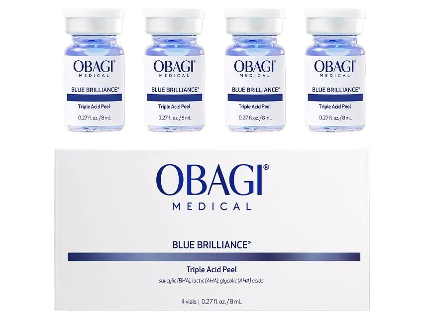 Obagi Blue Brilliance Triple Acid Peel 4 Vials x 0.27 fl oz