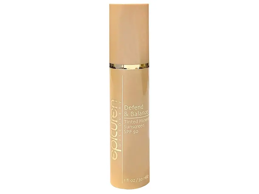 Epicuren Discovery Defend & Balance Tinted Mineral Sunscreen SPF 50 1 fl oz