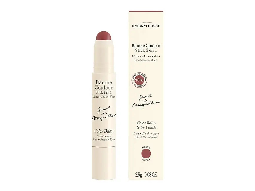 Embryolisse Color Balm 3-in-1 Stick - Mocha 0.08 oz