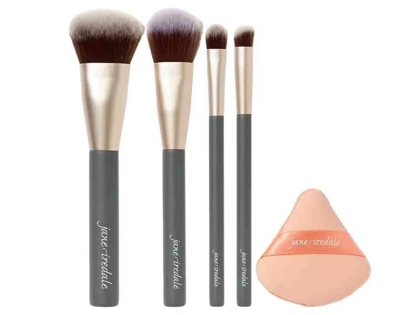 jane iredale Pro Series Essentials Brush Set - Limited Edition 5-Piece Set