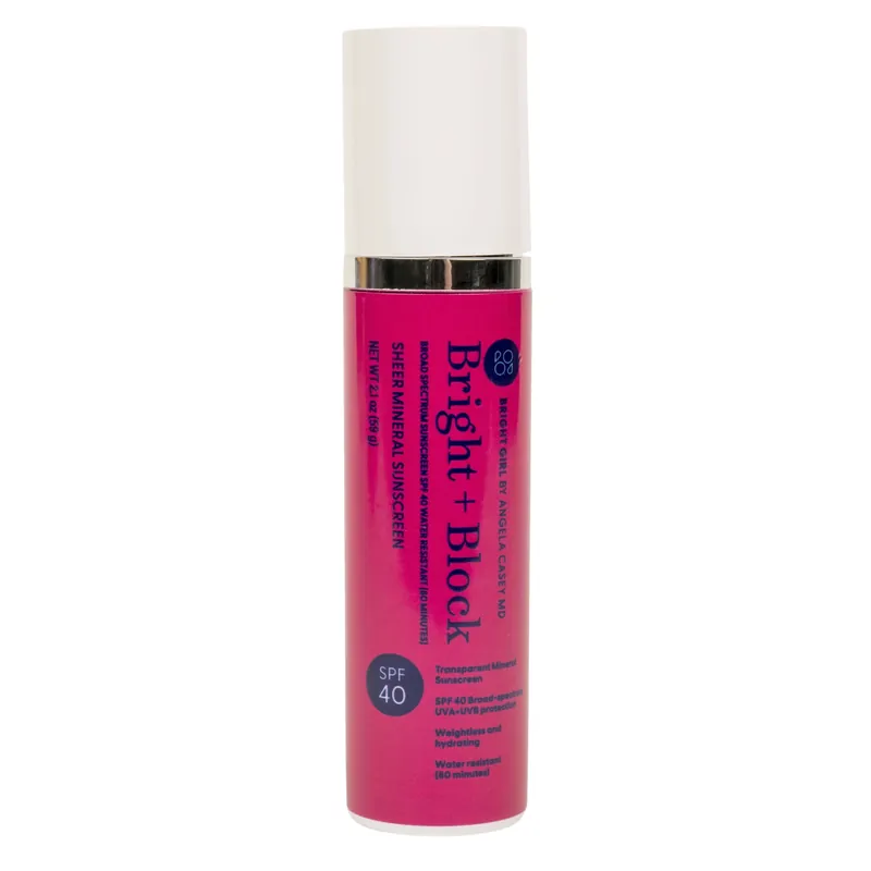 Bright Girl Bright+Block SPF 40 Sheer Mineral Sunscreen